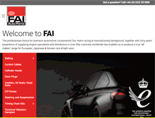 Tablet Screenshot of faiauto.com